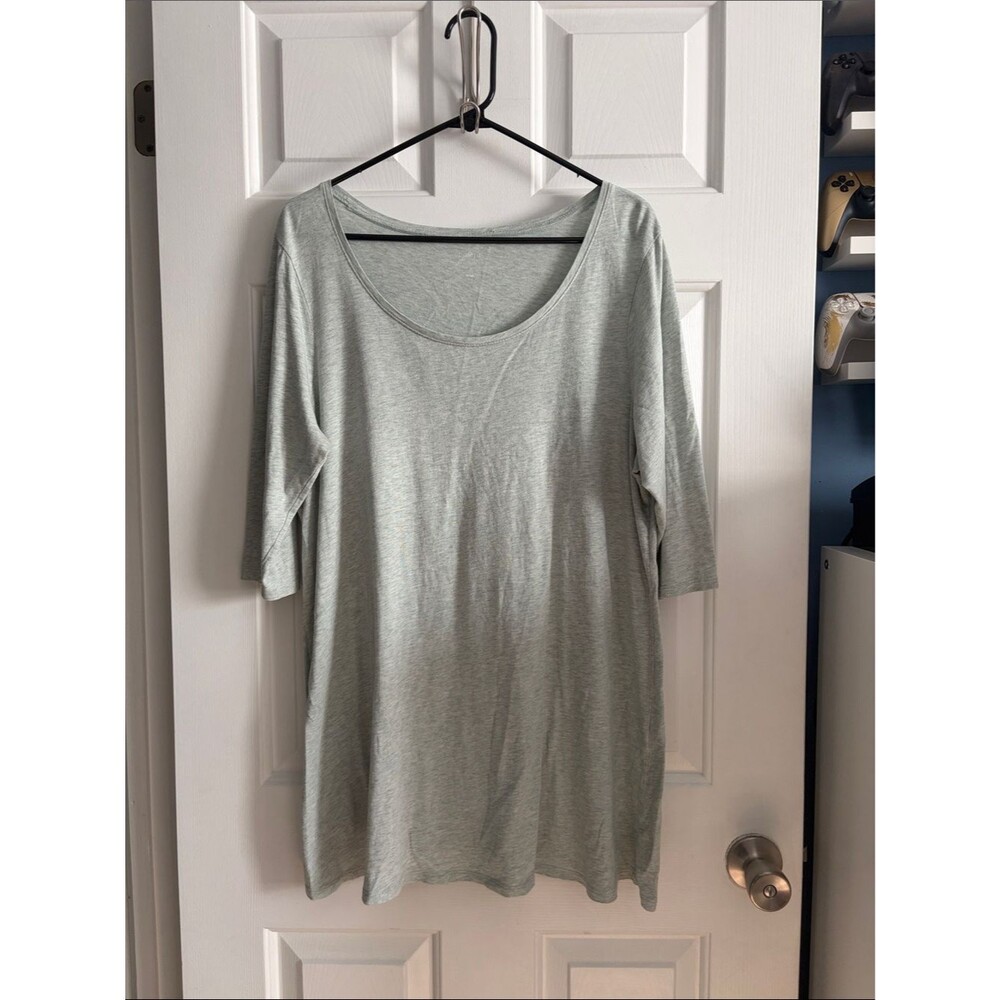 J. Jill PureJill Ballet Sleeve Tunic Tee Top Size 1X